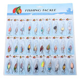 30x Рыболовные приманки спиннеры приманки различные рыболовные крючки снаряжение